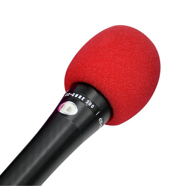 Handheld Stage Microphone Karaoke Windscreen Sponge Foam Mic Shield Cover