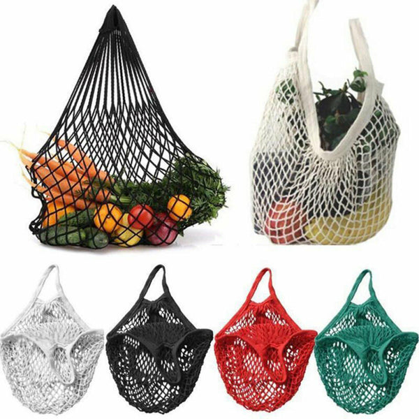 Mesh Net Turtle Bags String Shopping Tote Bag Reusable Fruit Storage Handbag AU