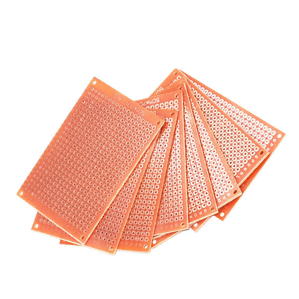 10X DIY 5x7cm Universal Circuit Paper PCB Board Breadboard Strip Prototype