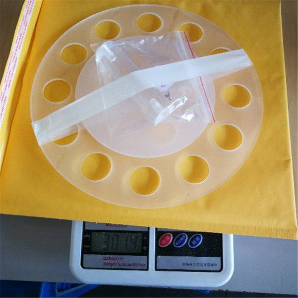 16-Hole Round Acrylic Ice Cream Cone Dessert Holder Display Stand Banquet Shelf