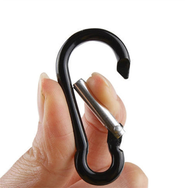 20Pcs Aluminum Alloy Carabiner Clip Clasp Hook Keyring Camping Carabina AU STOCK