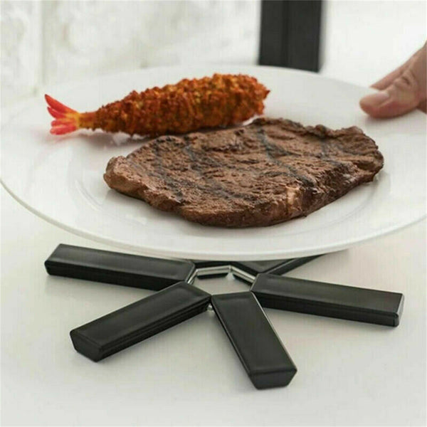 2X Creative Folding Heat Insulation Pad Placemats Foldable Bowl Cup Pad AU Stock