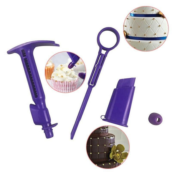 Plastic Pearl Applicator Edible Cake Sugar Ball Cake Decorating Tool w4Converter