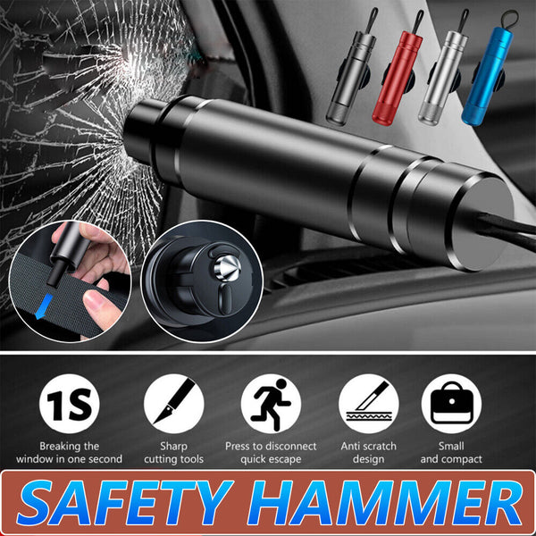 Car Safety Hammer Window Glass Breaker Emergency Escape Cutter Safe Hammer NEW