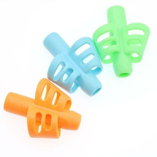 3Pcs Set Children Pencil Holder Pen Writing Aid Grip Posture Tools Correction AU