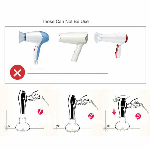 Hair Dryer Diffuser Silicone Universal Travel Professional Salon Foldable AU NEW