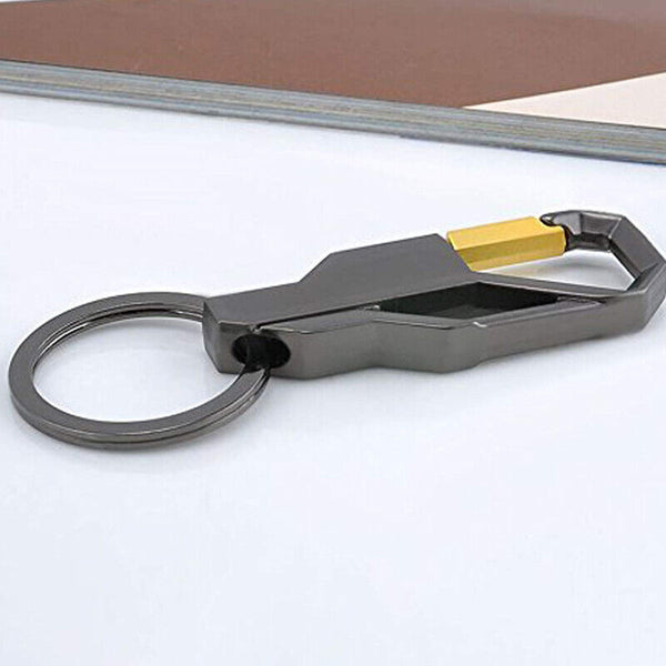 Stylish Metal Car Key Rings Alloy Chain Heavy Duty Gift Keyring Keychain Holder