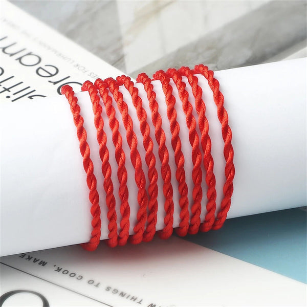 Handmade Red String Of Fate Protection Love Lucky Rope Friendship Bracelet New