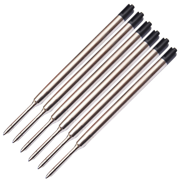 10 x Black Ballpoint Pen Refill/Refills Medium Point Compatible For Parker Pen A