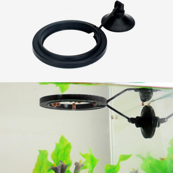 2PCS Fish Feeding Ring Aquarium Tank Station Floating Food Feeder Square/Circle