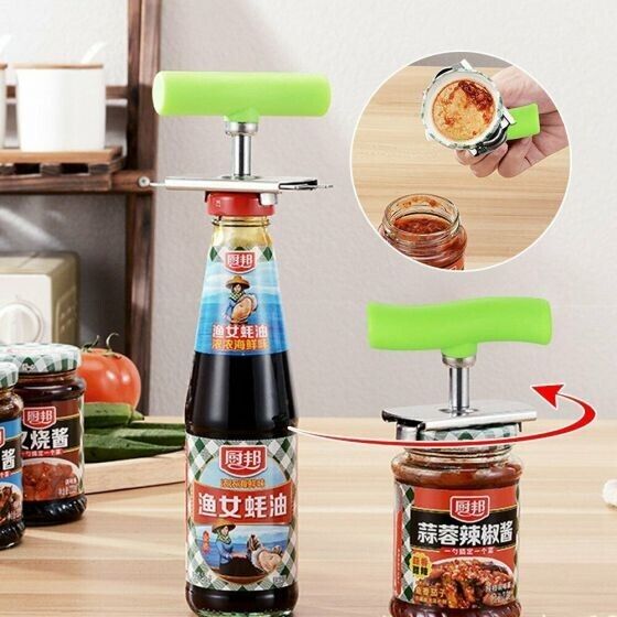 Adjustable Stainless Steel Twist off Jar Opener For Seniors with Arthritis NEW