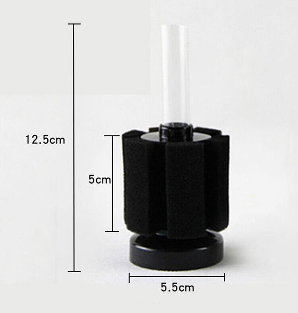 4PCS Aquarium Biochemical Foam Filtration Air Pump Fish Tank Sponge Filter AU