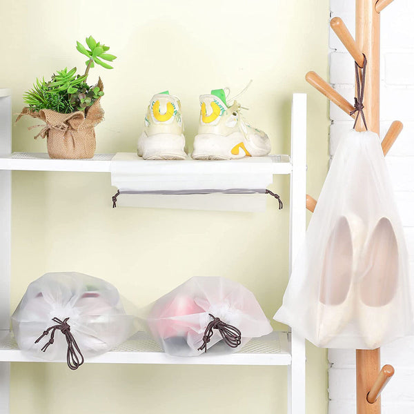 5-50XPortable Shoes Bag Travel Sport Storage Pouch Drawstring Dust Bag Organizer