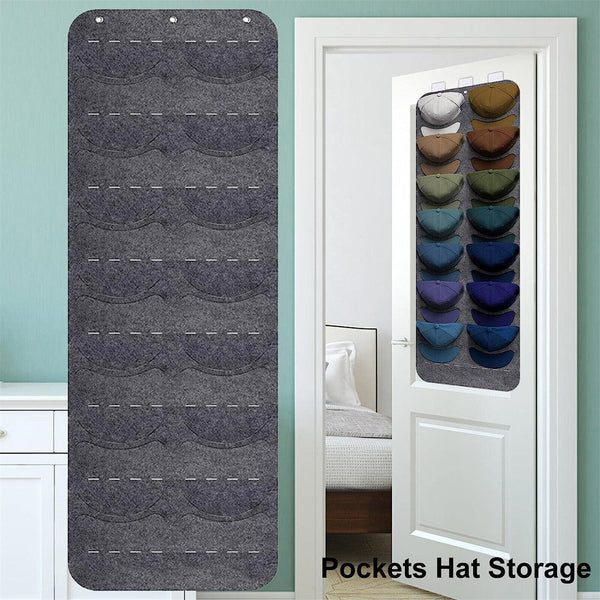 Wall Hanging Hat Baseball Hat Storage Bag Rack Door Hanger Cap Display Organizer