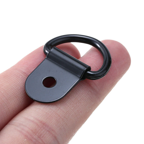 30PCS Heavy Duty D-Ring Tie Down Stainless Steel Anchor Point Black Universal AU - Lets Party