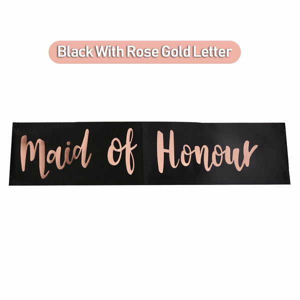 3 Colours Gold Team Bride Hens Party Sash Sashes Night Bachelorette Bridal AUS