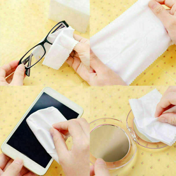 12PCS Glasses Microfiber Cleaner Camera Lens Phone Sunglasses Cleaning Cloths AU