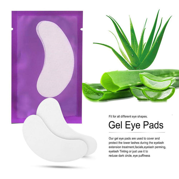 2000 x Under Eye Curve Eyelash Pads Gel Patch Lint Free Lash Extension Beauty AU
