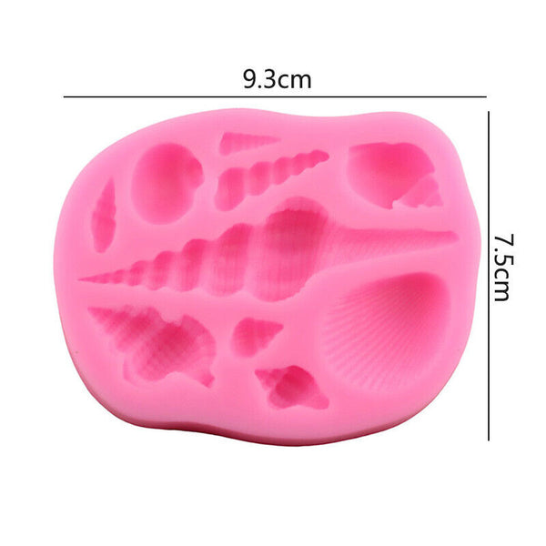 Sea Beach Nautical Animals Mermaid Silicone Fondant & Chocolate Mould Mold