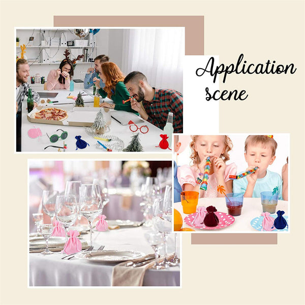 20PCS Velvet Pouch Drawstring Bags Wedding Favours Gift Party Jewellery Packing