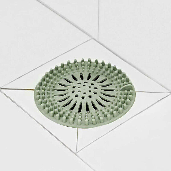 Silicone Drain Cover Sink Catcher Hair Stopper Plug for Bathroom Floor Laundry