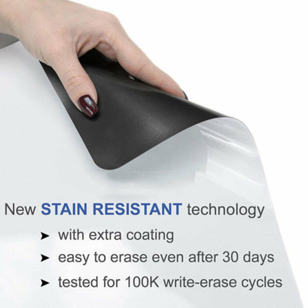 A4 A5 Fridge Magnetic Whiteboard + Board Pen Marker Eraser Memo Reminder Magnet - Lets Party