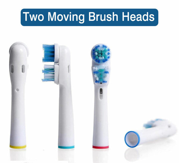 DUAL CLEAN Oral-B Compatible Tooth Brush Heads Electric Replacement Floss Flexi - Lets Party