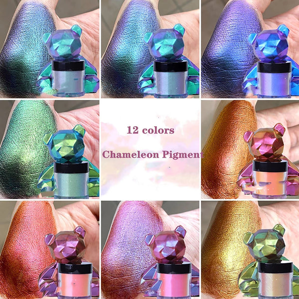 Chameleon Pearl Powder Pigment Color Shift Mica Powder Epoxy Resin Craft