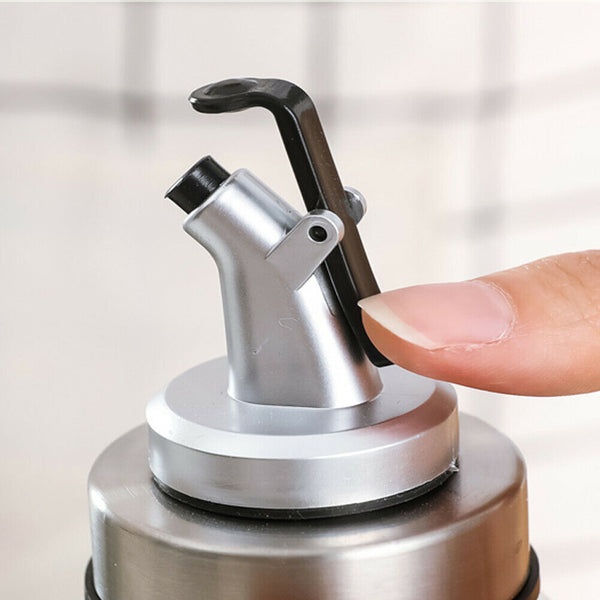Olive Oil Vinegar Pourer Dispenser Cooking Glass Bottle Kitchen Tools