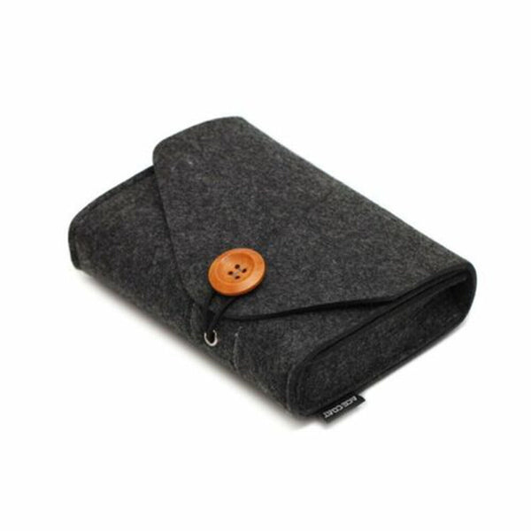 5X 10ML Essential Oils Bottles + Carry Case Holder Storage Travel Bag Felt Pouch