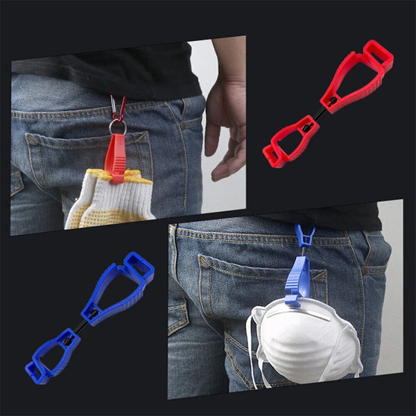 3X Gloves Clips Holder Hanger Guard Labor Work Clamp Grabber Catcher Safety Work