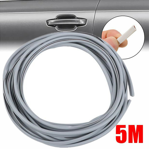 15M Car Door Moulding Rubber Scratch Protector Strip Edge Guard Trim DIY Grey AU