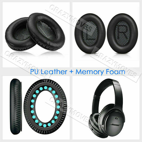 Replacement Ear Pads Cushions for Bose Quiet Comfort 35 QC35 II/I 25 15 VIC - Lets Party