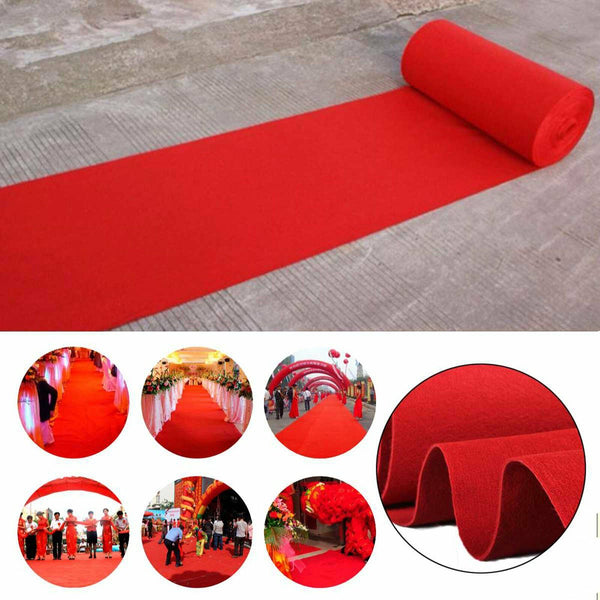 10M Red Carpet Aisle Runner Awards Night Casino Wedding Party Event Mats Decor A