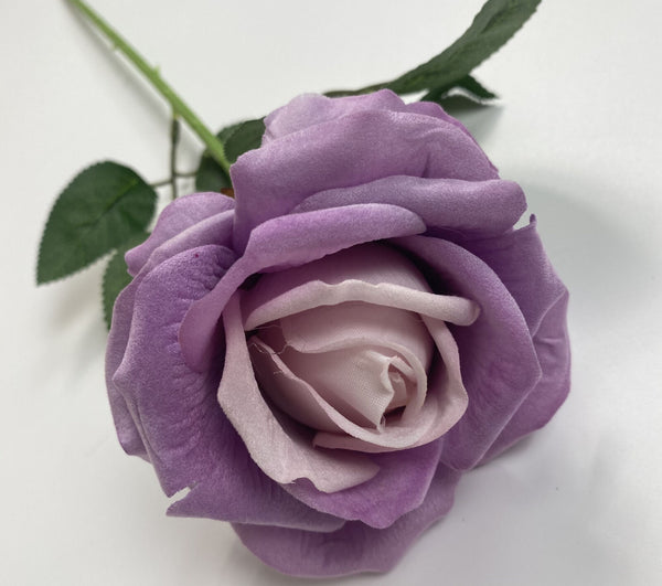 5pcs 51cm Long Stem Artificial Rose Flowers Velvet Bunch Wedding Home Bouquet AU