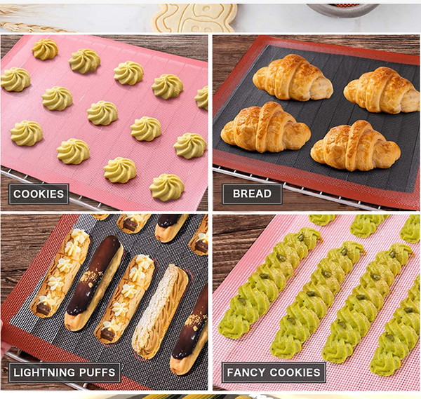 Perforated Silicone Baking Mat/Bread/Macaron/Biscuit Non-stick Oven Mat Pad