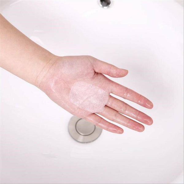 1box Portable Washing Slice Sheets Hand Bath Travel Scented Foaming Paper Soap