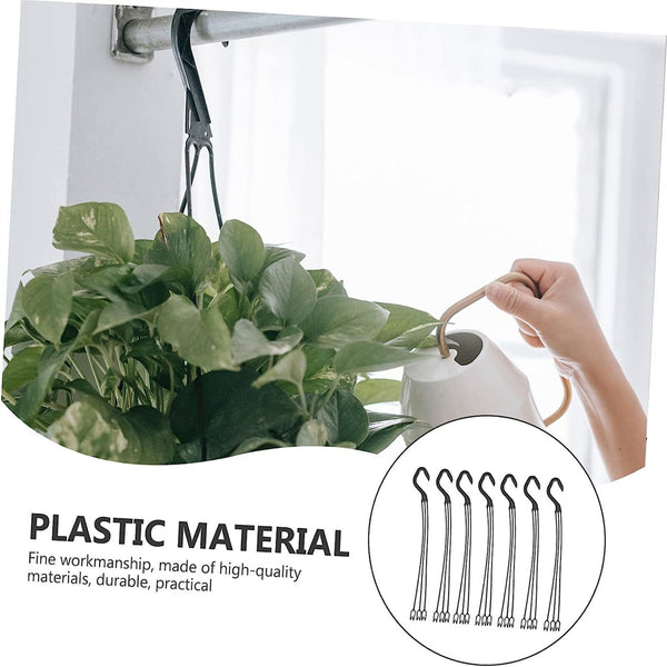 10-50PCS 36cm Flower Pot Hook Hanging Baskets 3 Prong Hanger Plants Hanging Pot
