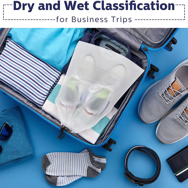 5-50XPortable Shoes Bag Travel Sport Storage Pouch Drawstring Dust Bag Organizer