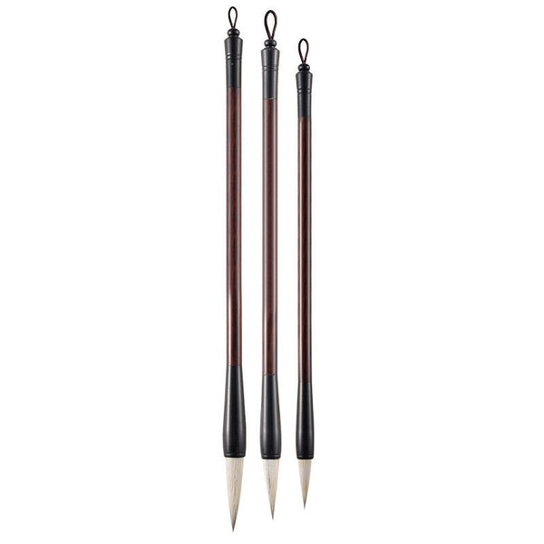 3x Chinese Japanese Calligraphy Brush Set lnk Art Painting Writin Pro Wolf Hair