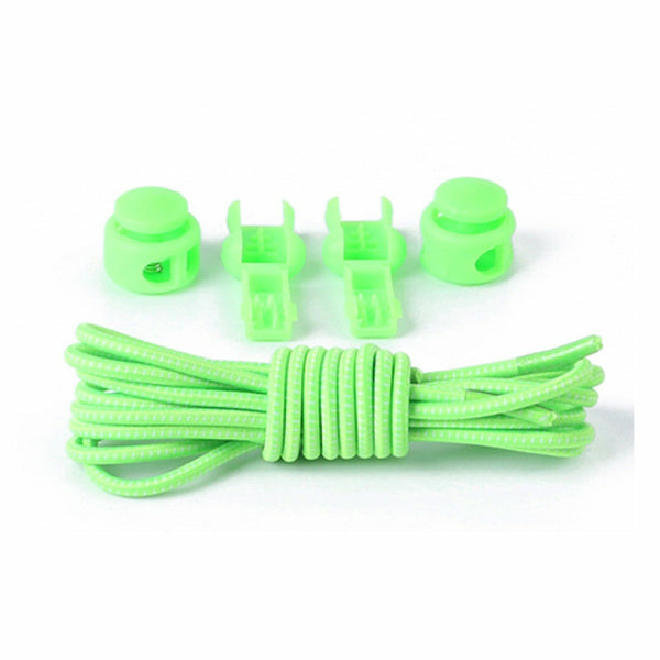 No Tie Shoe Laces Elastic Lock Lace System Lock Sports Shoelaces Runners Trainer - Lets Party