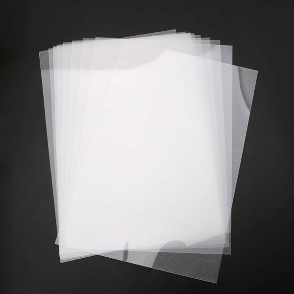 10x Heat Shrink Paper Film Sheets + 100x Keyring Chain for DIY Pendants Making - Lets Party