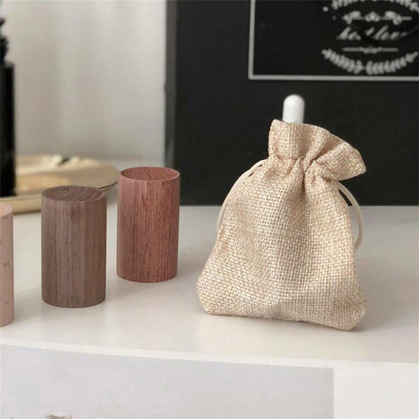 15x20cm Small Bag Natural Linen Pouch Drawstring Burlap Jute Sack Jewelry