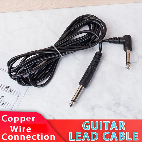 Electric Guitar Lead Cord Cable Jacks For Amp Pedals Instrument 3M