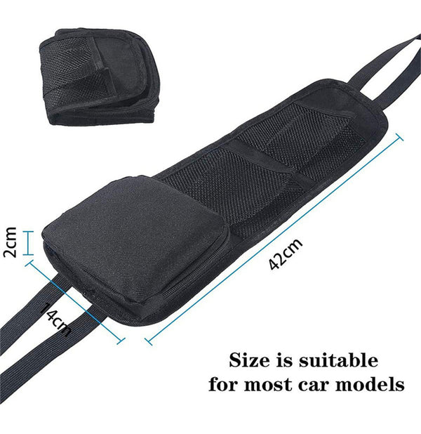 1/2x Car Seat Side Hanging Bag Phone Holder Net Storage Organizer Mesh Pocket AU