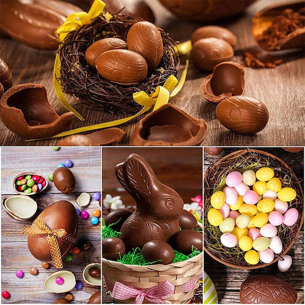 Bunny Egg Easter Chocolate Cake ice Cube Cookie Silicone Mold Mould Duck Tray