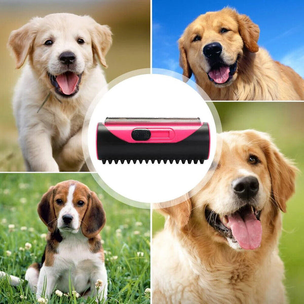 3in1 Deshedding Tool Dog Cat Horse Pet Grooming Brush Comb Hair Removal Bristle