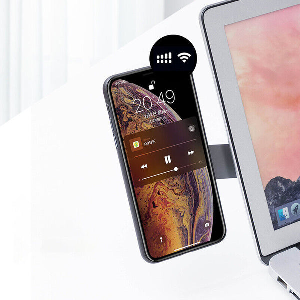 NEW Magnetic Adjustable Phone Computer Holder Laptop Side Mount Clip Bracket AU