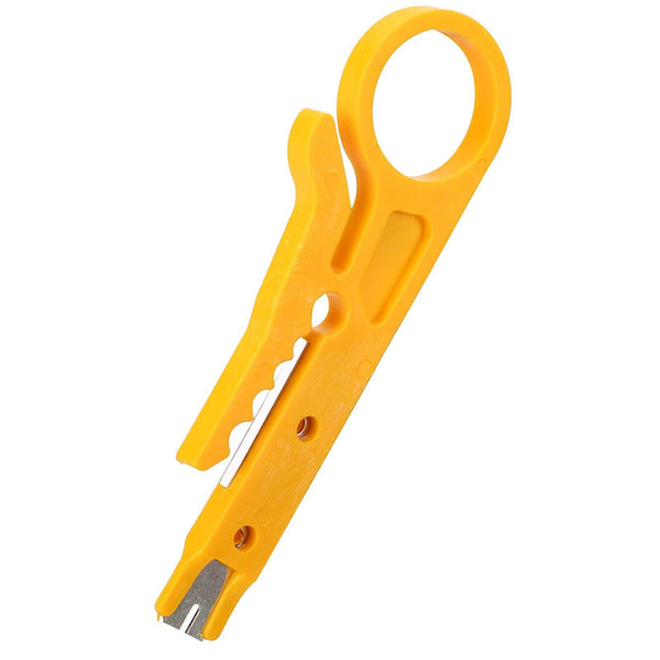 10 x Plastic Strip Data Cable Wire Punch Down Cutter Stripper Manual Pliers Tool