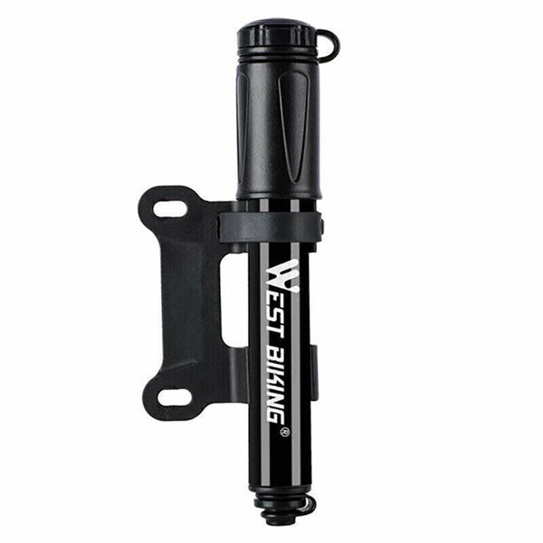 Aluminium MINI BICYCLE AIR PUMP Bike Hand Ball Inflator Portable Cycling Tyre AU